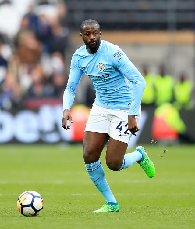 Toure, who left City in the summer, was the driving force for two title wins