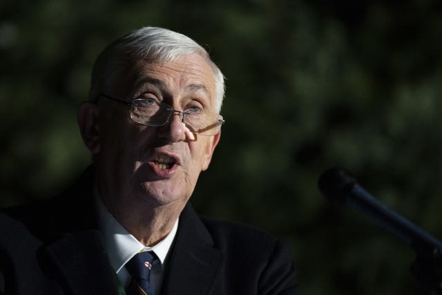 Speaker Sir Lindsay Hoyle mid-speech