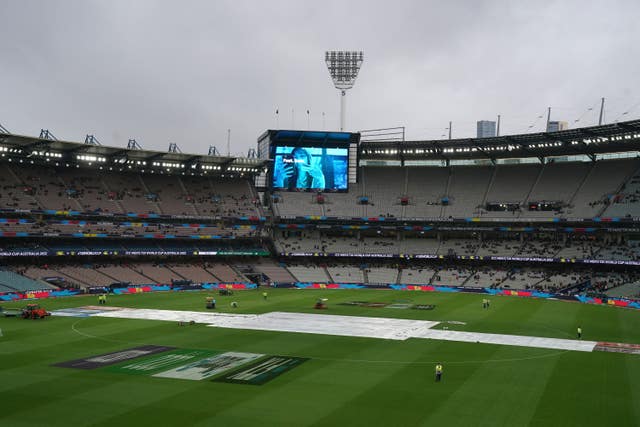 Rain has been an unwelcome feature during the T20 World Cup visits to Melbourne (Scott Barbour/PA)