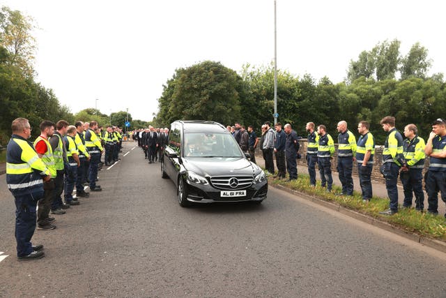Sir William Wright funeral