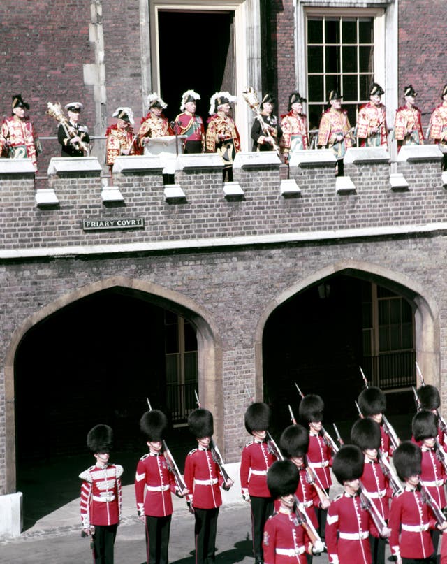 The ceremony at Friary Court