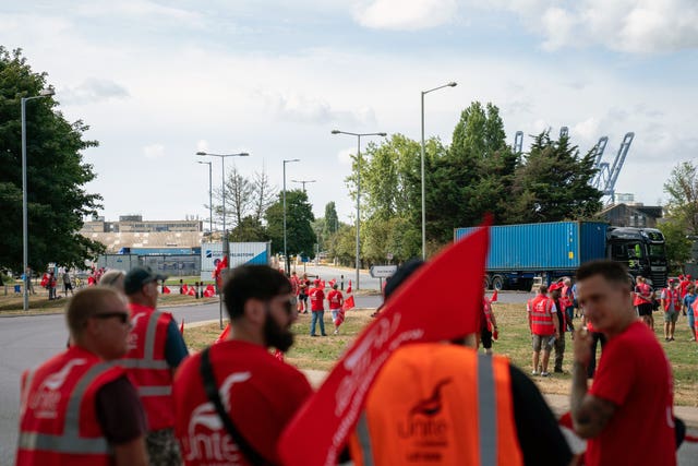 Port of Felixstowe strike