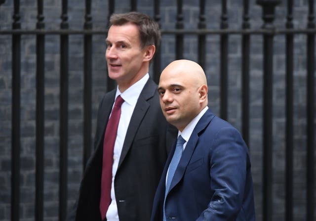 Jeremy Hunt and Sajid Javid