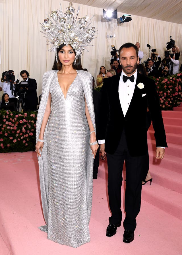 Gemma Chan and Tom Ford