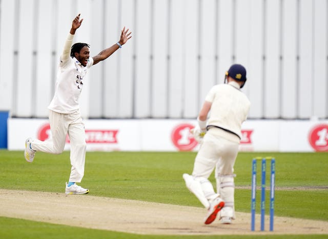 Jofra Archer had been among the wickets in the opening two days 