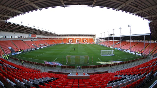 Blackpool supporters have been asked to arrive at Bloomfield Road at least 30 minutes before kick-off 