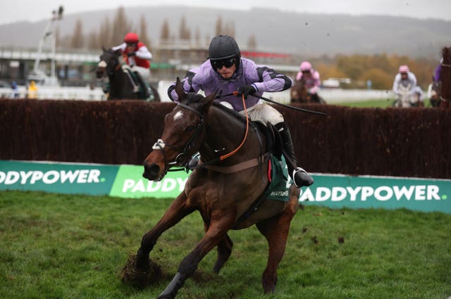 Stage Star survived a final-fence scare when winning the Paddy Power Gold Cup