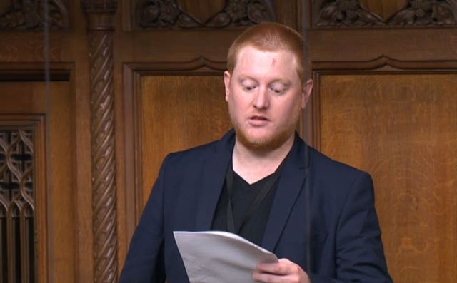 Jared O’Mara making his maiden speech in the Commons