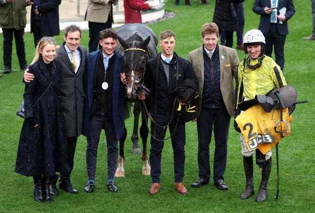 Burdett Road with connections after his Cheltenham victory