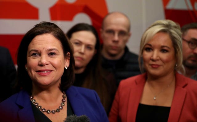 Mary Lou McDonald and Michelle O'Neill 