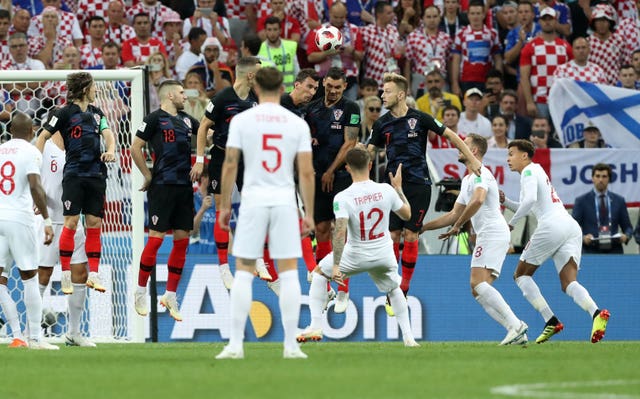 Croatia v England in the World Cup semi-final