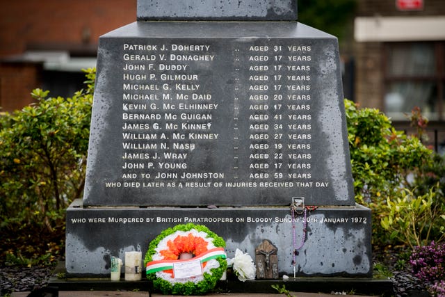 Bloody Sunday memorial