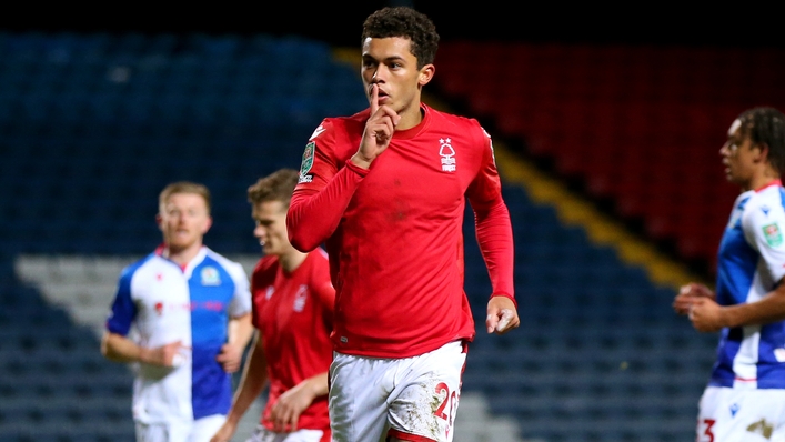 Brennan Johnson scored twice as Nottingham Forest beat Blackburn 4-1 (Barrington Coombs/PA)