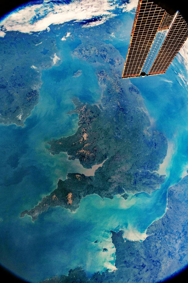 UK viewed from the ISS