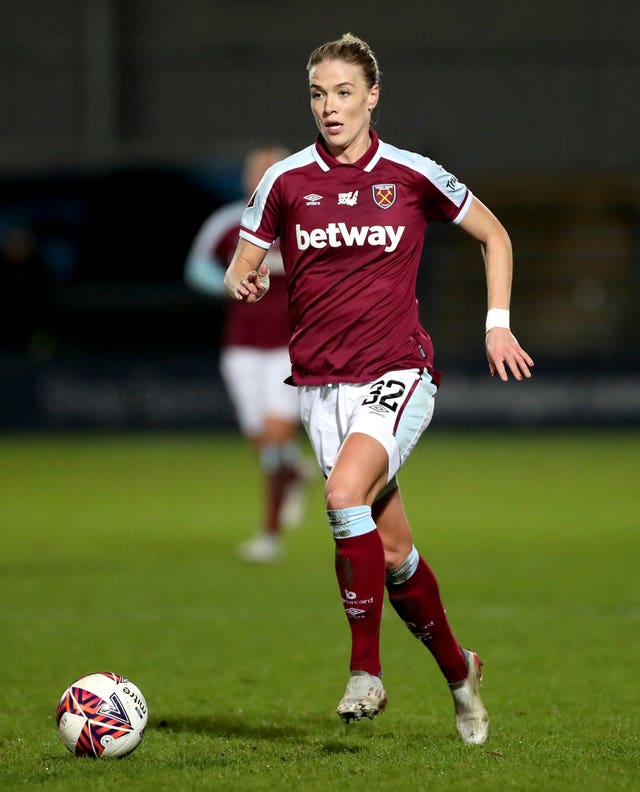 The midfielder and former Hammers captain gave birth to her second son in February 