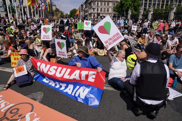 Environmental protest – London