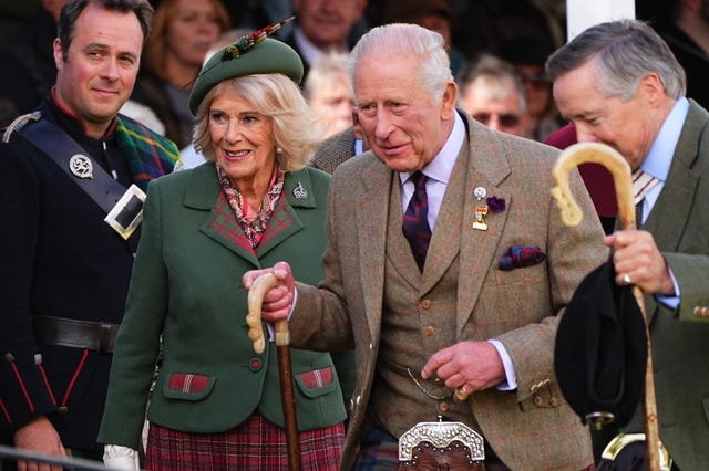 The King and Queen at the Princess Royal and Duke of Fife Memorial Park