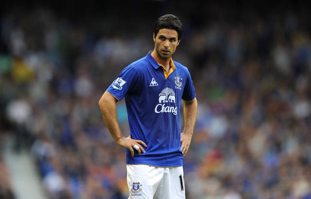 Arteta played under Moyes during his whole time at Everton.