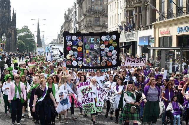 The Processions’ artwork march in Scotland