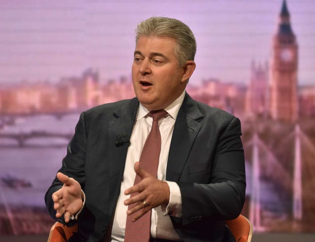 Security minister Brandon Lewis on The Andrew Marr Show 