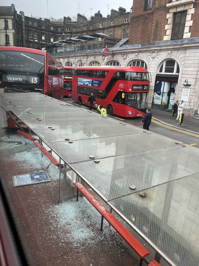 Victoria bus station crash