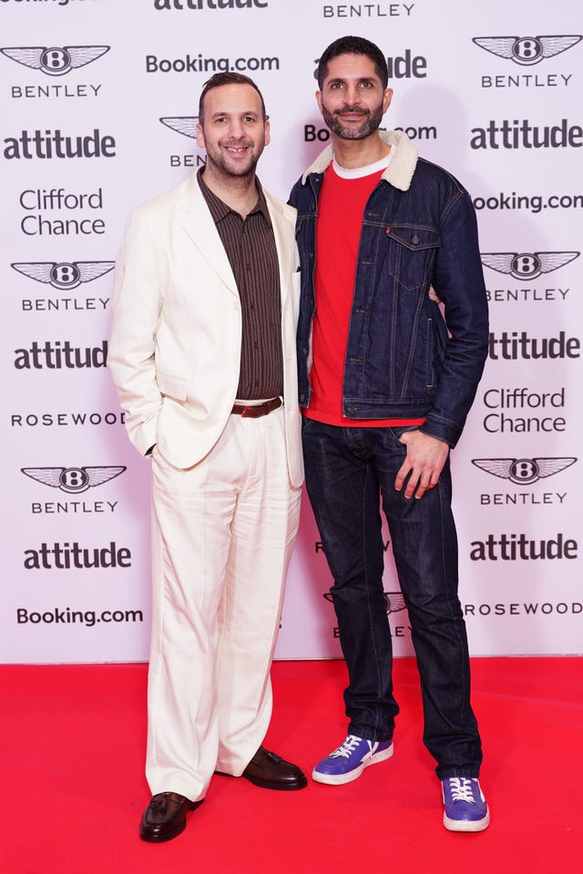 Zack Polanski and partner Richie Bryan