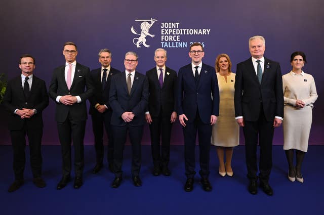 Baltic leaders with Sir Keir Starmer