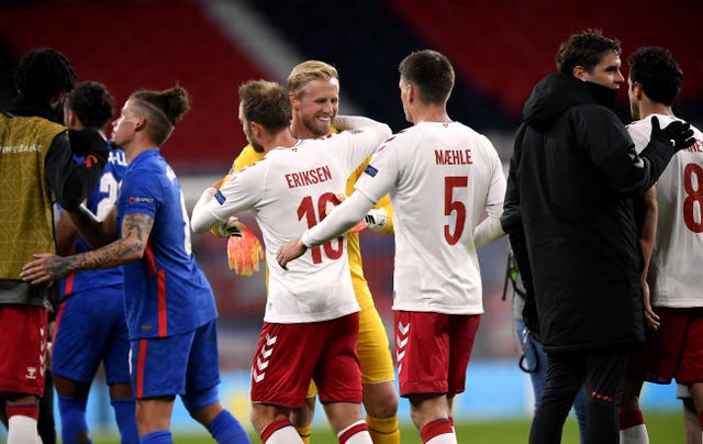 Denmark were 1-0 winners in the last meeting between the two teams at Wembley