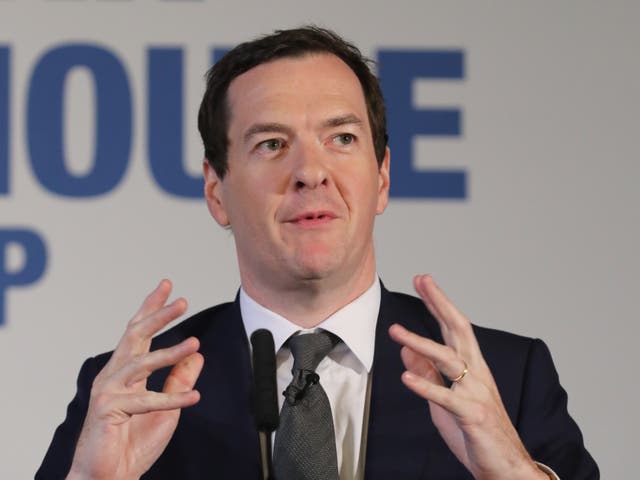 Former chancellor George Osborne