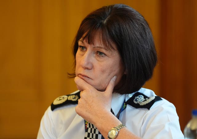 Head shot of Chief Constable Jo Farrell in uniform