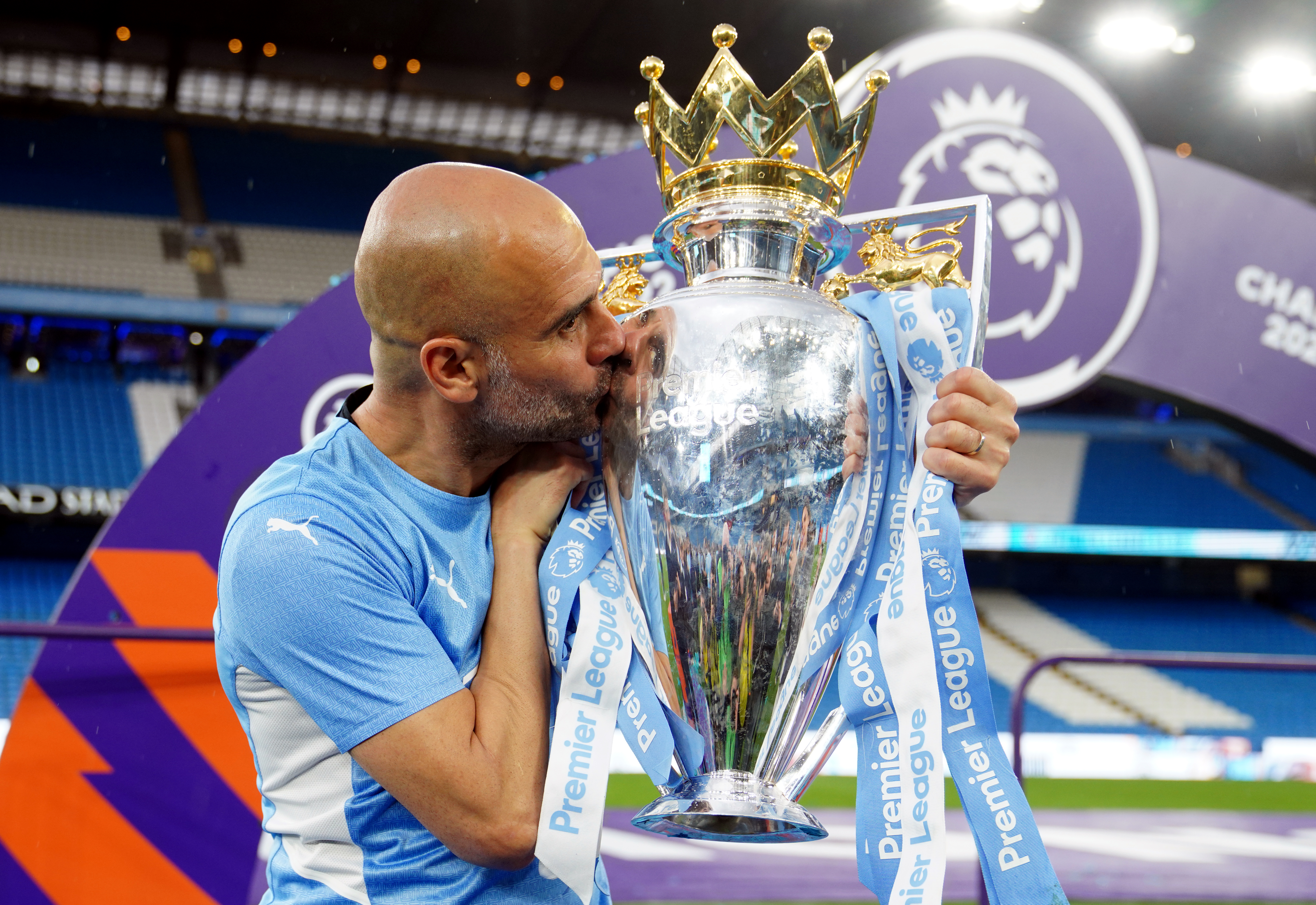 Pep Guardiola hails Man City achievement and credits title rivals Liverpool  | BT Sport