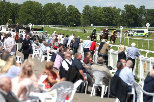 The Hillsin incident occurred at Worcester racecourse on Wednesday evening 