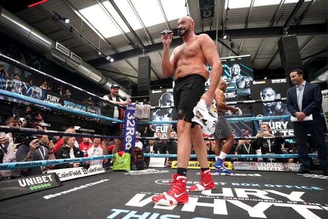 Lewis would have relished a showdown with Fury, pictured, in their primes (Nick Potts/PA)