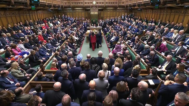 MPs in the House of Commons