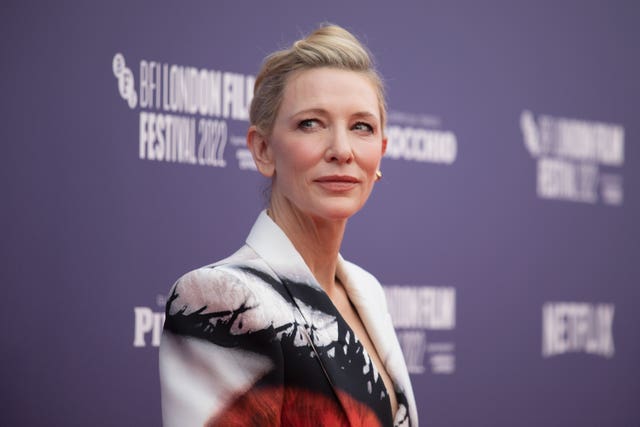 Cate Blanchett on a red carpet