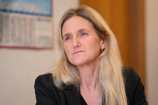 Labour MP Kim Leadbeater in her office in the Houses of Parliament