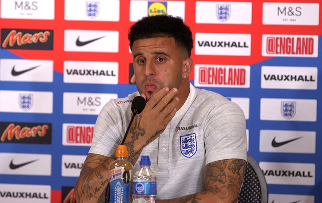 Kyle Walker is aware of England's position