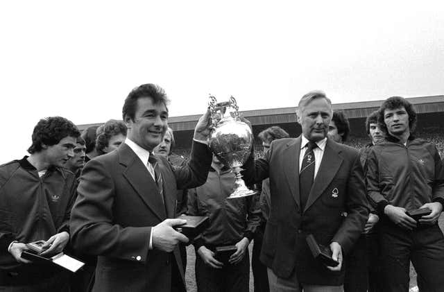 Clough and Taylor after their success with Forest in 1978