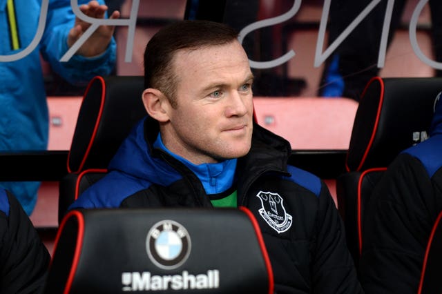 Wayne Rooney has spent plenty of time on Everton's bench this season