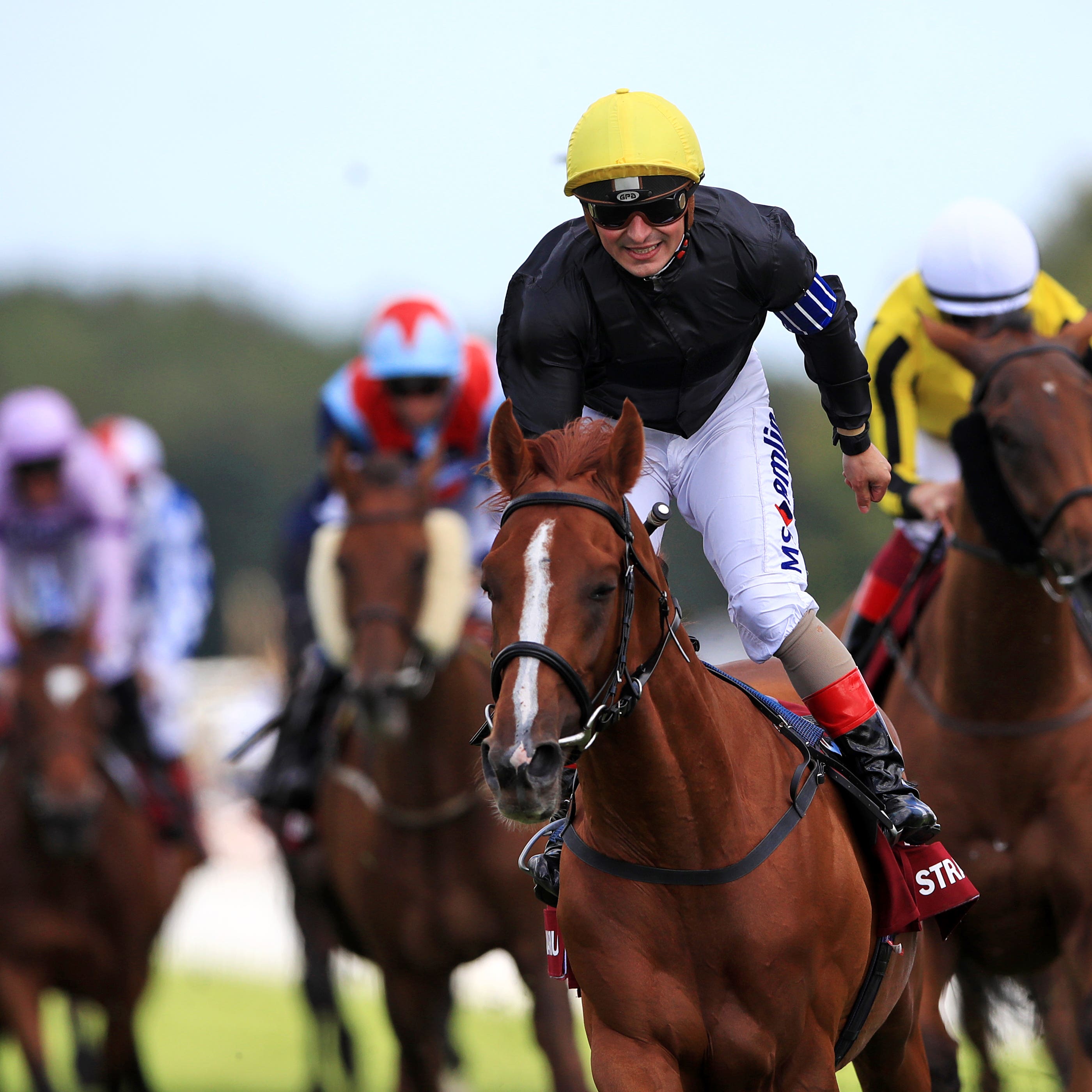 Stradivarius winning the Goodwod Cup (John Walton/PA)