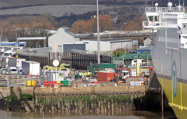 Newhaven ferry port incident