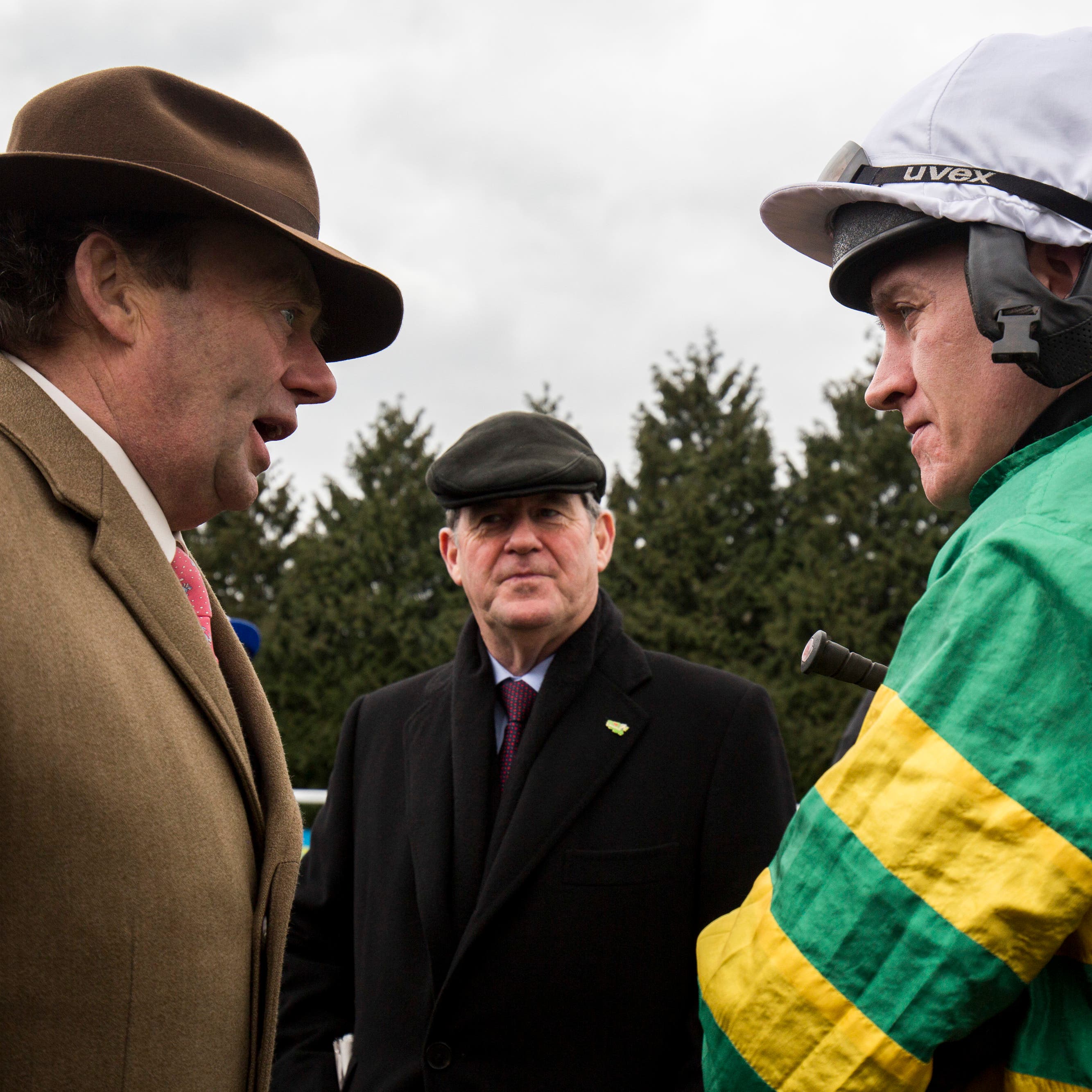 Nicky Henderson, JP McManus and Barry Geraghty are hoping for better luck this week