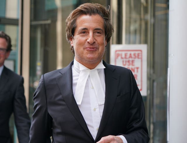 The Duke of Sussex’s barrister David Sherborne 