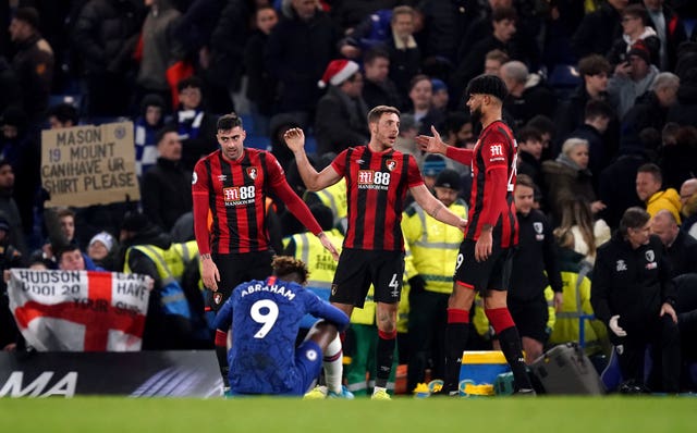 Bournemouth celebrate their victory