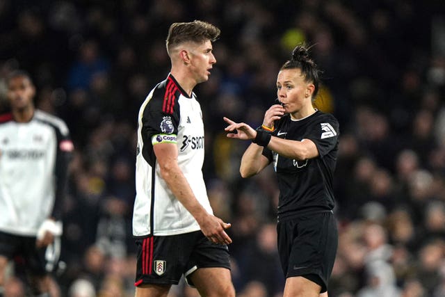 Rebecca Welch made history when she became the first woman to referee a Premier League match, taking charge of Fulham v Burnley on December 23 last year 