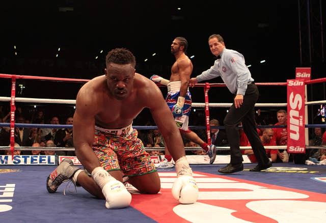 David Haye beat Dereck Chisora in 2012