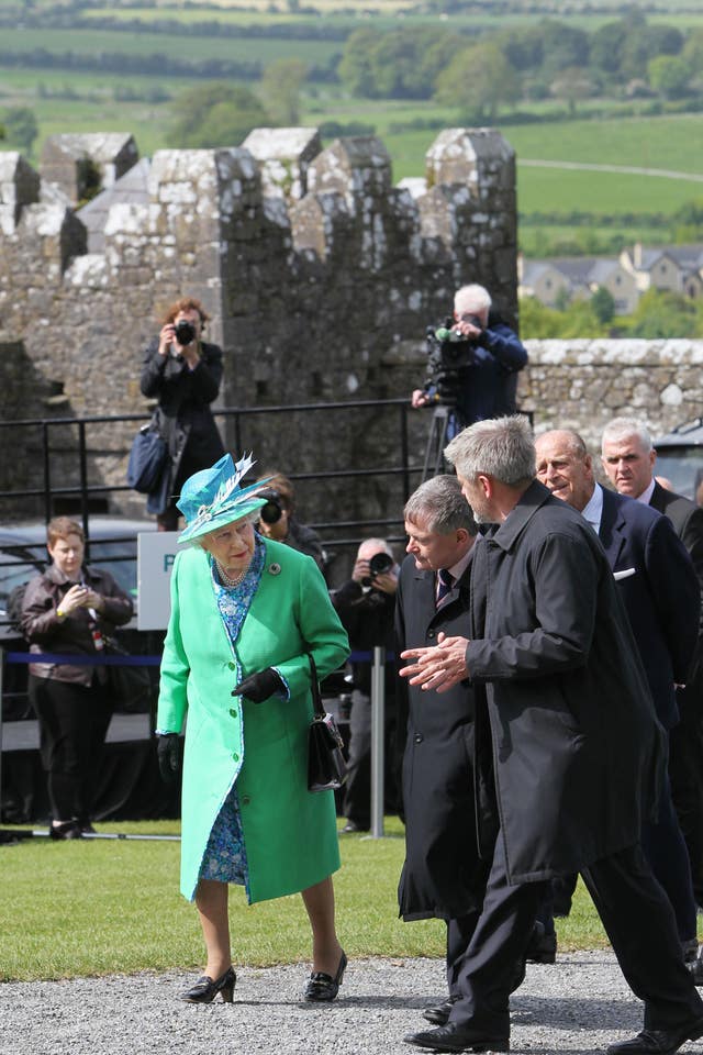 Charles will follow in his mother's footsteps - seen here in 2011 - with a visit to the Rock of Cashel (Maxwells/PA)