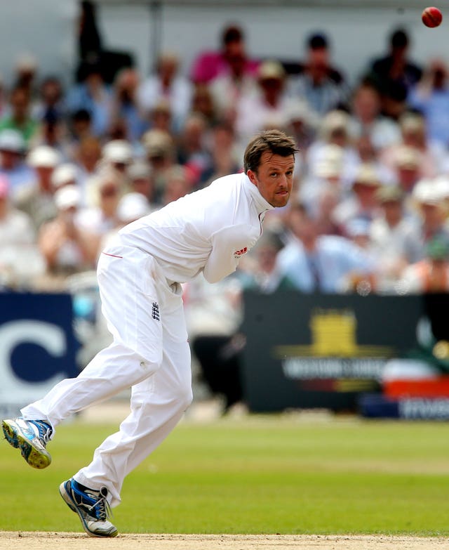 Graeme Swann, pictured, has been giving Hartley advice (Nick Potts/PA)