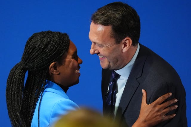 Kemi Badenoch and Russell Findlay 