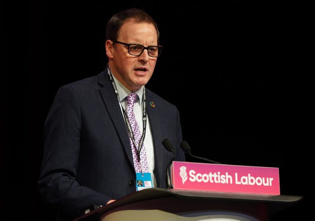 Labour MP Scott Arthur at the Scottish Labour conference in 2024